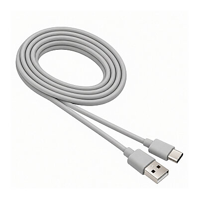 Type-C to USB Fast Charging and Data Cable - Gray, 1.5 Meters - 1