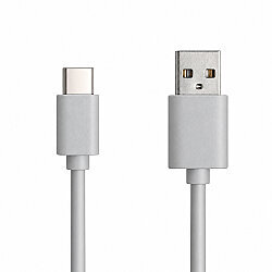 Type-C to USB Fast Charging and Data Cable - Gray, 1.5 Meters - 2