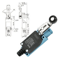 TZ-8104 Metal Gövde Limit Switch - 2