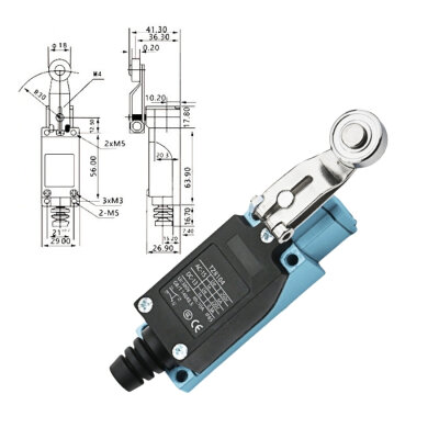 TZ-8104 Metal Gövde Limit Switch - Metal Makara - 2
