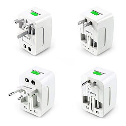 Universal Çok Fonksiyonlu Seyahat Adaptörü - Priz Dönüştürücü - 3