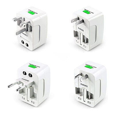 Universal Çok Fonksiyonlu Seyahat Adaptörü - Priz Dönüştürücü - 3