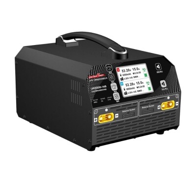 UP2000-14S 2X1000W 30A 6-14S LiPo LiHv Battery Charger - 1