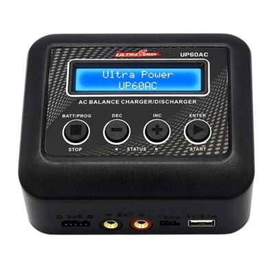 UP60AC 60W 6A 2-4S LiPo LiHv Battery Charger - 1