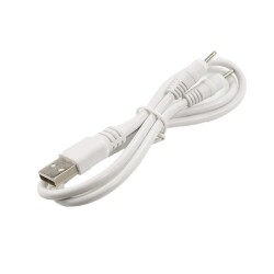USB - 2.5x0.7mm 2'li İnce Uçlu Şarj Kablosu 30cm