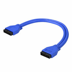 USB 3.0 19-Pin Anakart Uzatma Kablosu Erkek-Erkek