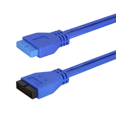 USB 3.0 19-Pin Motherboard Extension Cable Female-Male - 2