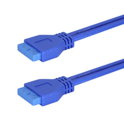 USB 3.0 19-Pin Motherboard Extension Cable Female-to-Female - 2