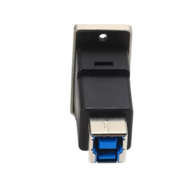 USB 3.0 A Female - USB 3.0 B Female Panel Mount Connector - SUSB3.0-AB-C - 2