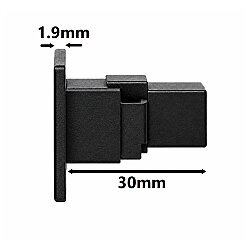 USB 3.0 Dişi Panel Tipi Konnektör - Siyah - 5