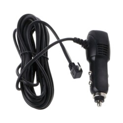 USB 5V 2A Car Cigarette Lighter Socket with 90C Micro USB Output - 3.5m Cable