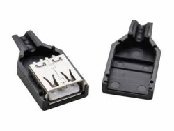 USB A Tipi Kılıflı Soket - Dişi