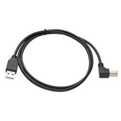 USB-A to USB-B 2.0 Sağ Açılı Yazıcı Kablosu - 1 Metre - 2