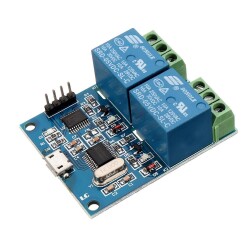 USB Relay Module 5V Dual Channel LCUS-2