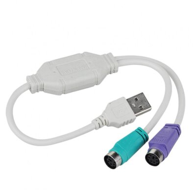 USB to PS/2 Converter Adapter Cable - 1