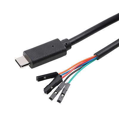 USB Type-C to Serial 232 TTL OTG Converter Cable - CH340 - 3