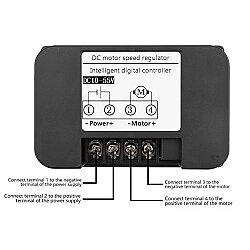VA098 DC 10-55V 30A PWM Motor Speed and Direction Control Board with Remote Control - 4
