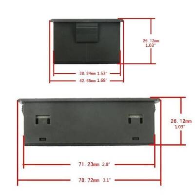 VAC9010H 10-90V 100A Voltmeter Ammeter - Battery Capacity Manager - 3