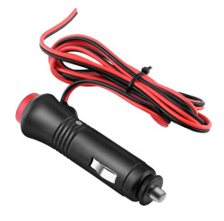 Vehicle Cigarette Lighter Socket with On-Off Switch - 1.5m Cable