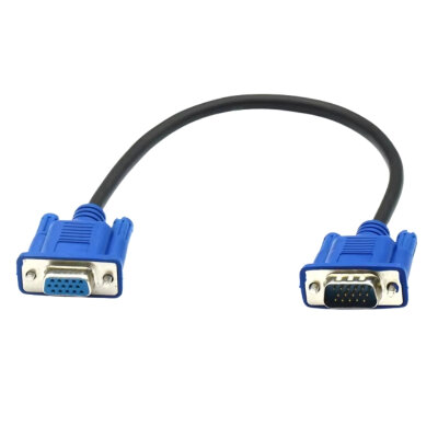 VGA Female-to-Male Extension Cable - 50cm - 2