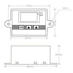 W3002 220V AC Dijital Termostat - 3