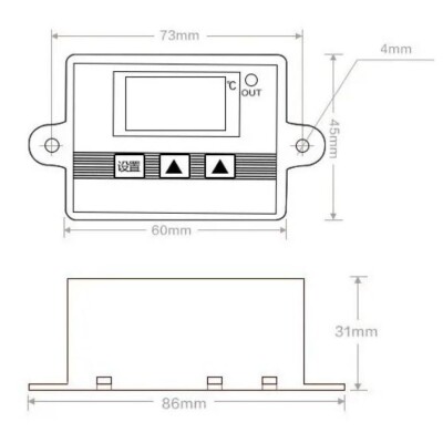 W3002 220V AC Dijital Termostat - 3