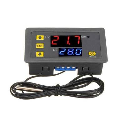 W3230 Röle Çıkışlı Termostat 24V Sıcaklık Kontrol Cihazı - 1