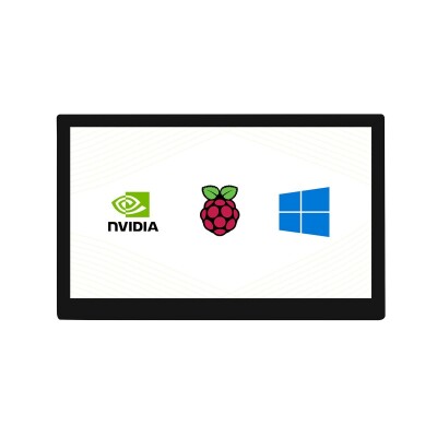 WaveShare 10.1" 1280×720 QLED Capacitive Touch HDMI Display - 1