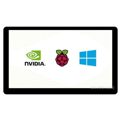 WaveShare 15.6" 1920×1080 Capacitive Touch HDMI Display - 1