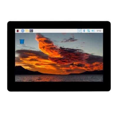 WaveShare 5" 800x480 Touch Screen - Raspberry Pi CM4 PoE Ethernet Extender - 1