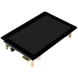 WaveShare 5" 800x480 Touch Screen - Raspberry Pi CM4 PoE Ethernet Extender - 3