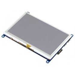 WaveShare 5-inch 800x480 Resistive Touch HDMI Display - 3