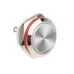WD12C1-Pin-P1 12mm Flat Spring Metal Button