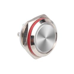 WD16C1-Pin-P1 16mm Flat Spring Metal Button - 1