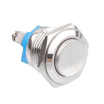 WD16H-G0 16mm Bulge Momentary Metal Button - 1