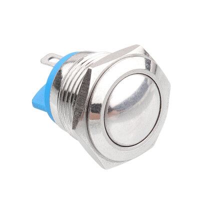WD16H-Q1 16mm Flat Spring Metal Push Button - 1