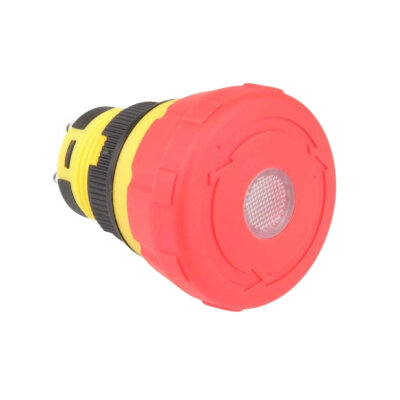 WD16M-M3Z-D 16mm Işıklı Plastik Acil Stop Butonu 2NC - 1