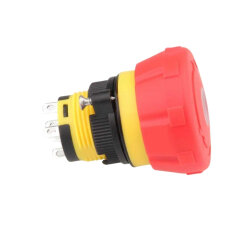WD16M-M3Z-D 16mm Işıklı Plastik Acil Stop Butonu 2NC - 4