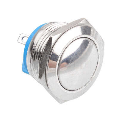 WD19H-Q1 19mm Bombeli Yaylı Metal Buton - 1