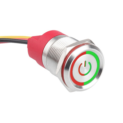 WD19T-P2-EC 19mm Touch Metal Button - Dual Color - 1