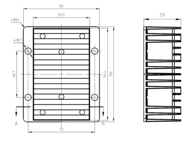 WG-12S2420 DC-DC 12V'den 24V 20A Voltaj Yükseltici Modül - 3