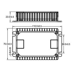 WGI08-72S12L DC-DC 50-90V to 12V 8A Voltage Reducer Module - 2
