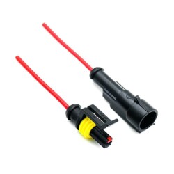 Wired 1-Pin Waterproof Connector Kit