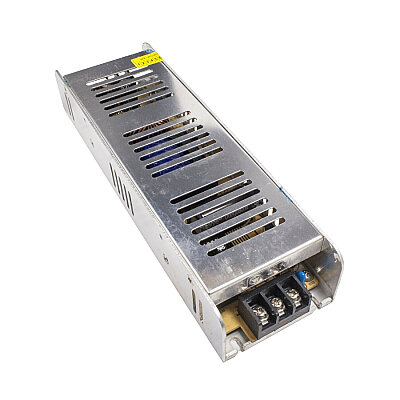 WK-240-12 12V 20A Slim Metal Case Power Supply - 1