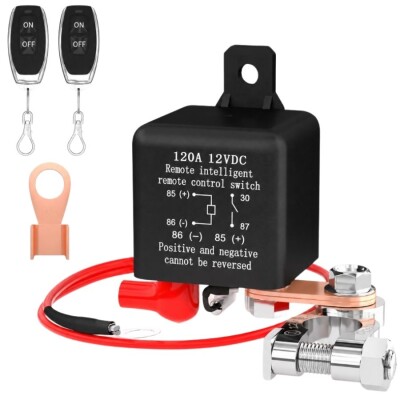 WM686 12V 120A Remote-Controlled Battery Disconnect Switch Kit - 1