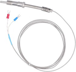 WRNT-01 K-type 0-600C M12 Thermocouple - 5 Meters