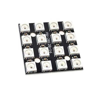 WS2812B 4x4 RGB LED Modülü - 1