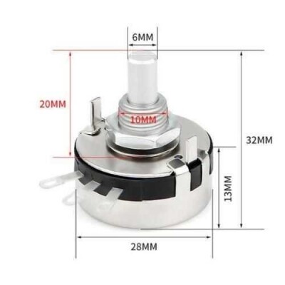 WTH118-2W 33K 2W Single Turn Potentiometer - 2