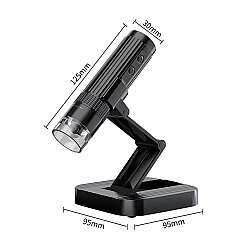 WTM-W1-A 50X-1000X WiFi Wireless Digital Microscope - Black - 2