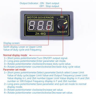 XD-MG DC 5V-30V 5A PWM Motor Hız Kontrol Kartı - 3